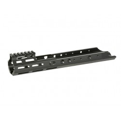 Double Eagle Mlock 5 inch handguard extension for SCAR-H - Black