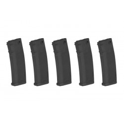 Specna Arms lot de 5 Chargeurs M4 S-Mag 380 bbs - Noir