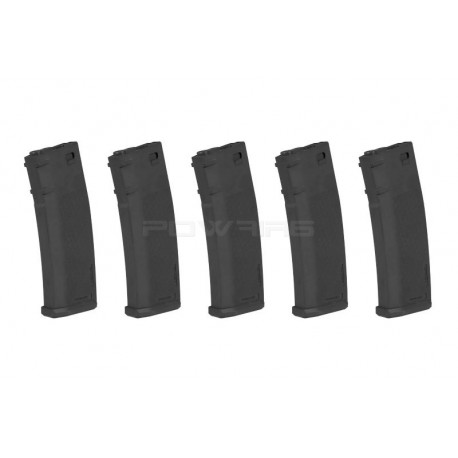 Specna Arms lot de 5 Chargeurs M4 S-Mag 380 bbs - Noir - 