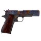 Cybergun AW custom Auto Ordnance 1911 Marble & Wood gas GBB - 