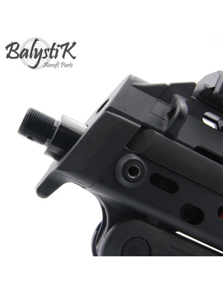 Balystik CNC aluminium adapter 14mm CCW for Umarex VFC MP7A1 - 