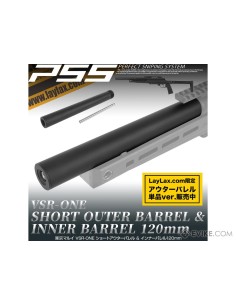 Laylax PSS Outer & inner barrel 120mm for VSR-ONE TM -  2