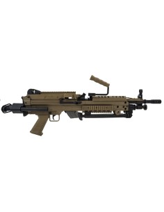 Fn Herstal M249 Para Nylon fibre électronic trigger AEG - Tan -  2