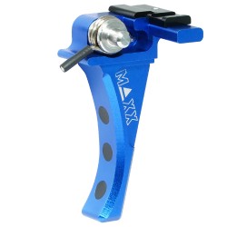 Maxx Model CNC Advanced Speed Trigger Style D blue for Scorpion EVO-3