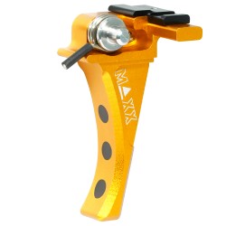 Maxx Model CNC Advanced Speed Trigger Style D for Scorpion EVO-3 - Gold - 