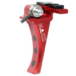 Maxx Model detente CNC advanced speed Style D rouge pour Scorpion EVO-3