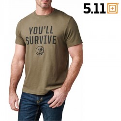 5.11 Tee shirt YOU'LL SURVIVE - Size M - 
