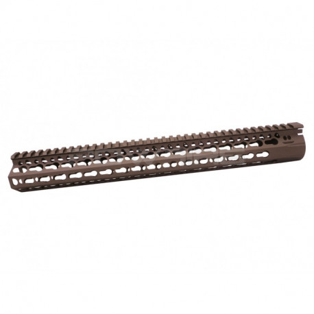 DYTAC 15inch BRAVO Rail for M4 AEG Profile in Dark Earth - 