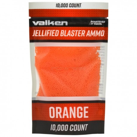 Valken Gel blaster bbs 10000 rds - Orange - 