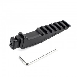 WADSN Support Picatinny skiff pour Micro mount - Noir - 