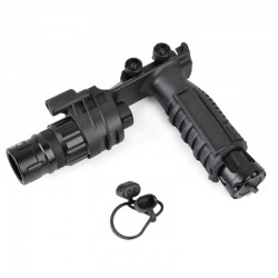 Night Evolution M900V Grip vertical avec torche intégrée - Noir
