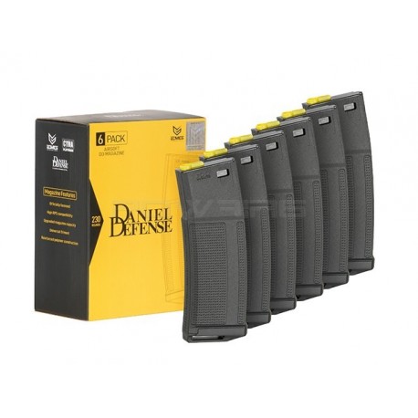 EMG Daniel Defense 230rds mid-cap magazine for M4 - pack of 6 - 