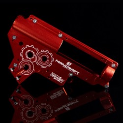 Mancraft Coque gearbox QSC CNC V2 8mm - Rouge