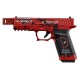 AW Custom réplique GBB VX7102 DP rouge et noir - 