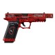 AW Custom GBB VX7102 DP rouge et noir - 