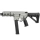 Zion Arms PW9 Mod1 6 inch AEG - Chrome - 