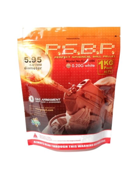 Billes G&G Armament 0.20 Gr PSBP perfect sachet de 1 kilo - 