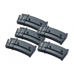 G&P 130rds Mid-cap Magazine for Model 36 AEG Series ( 5 pcs Box Set ) - 