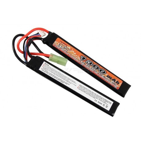 VB Power batterie lipo 7.4v 1300mah 15C 2 sticks - mini Tamiya - 