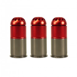 Nuprol pack de 3 Grenades 40mm à gaz 96 bbs pour M203 - 