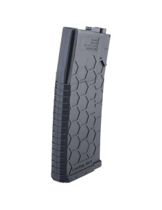 Hexmag 230rds Polymer Mid-Cap Magazine for M4 Airsoft AEG - Black -  2