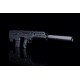 Silverback Carbon dummy suppressor, long ,14mm CCW - 