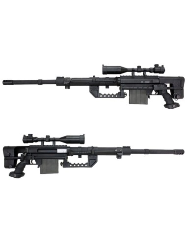 S&T sniper M200 cheyTac + briefcase - black - 