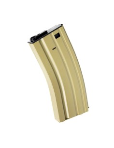 S&T 120rds metal magazine for M4 AEG (set of 5) - Tan -  2