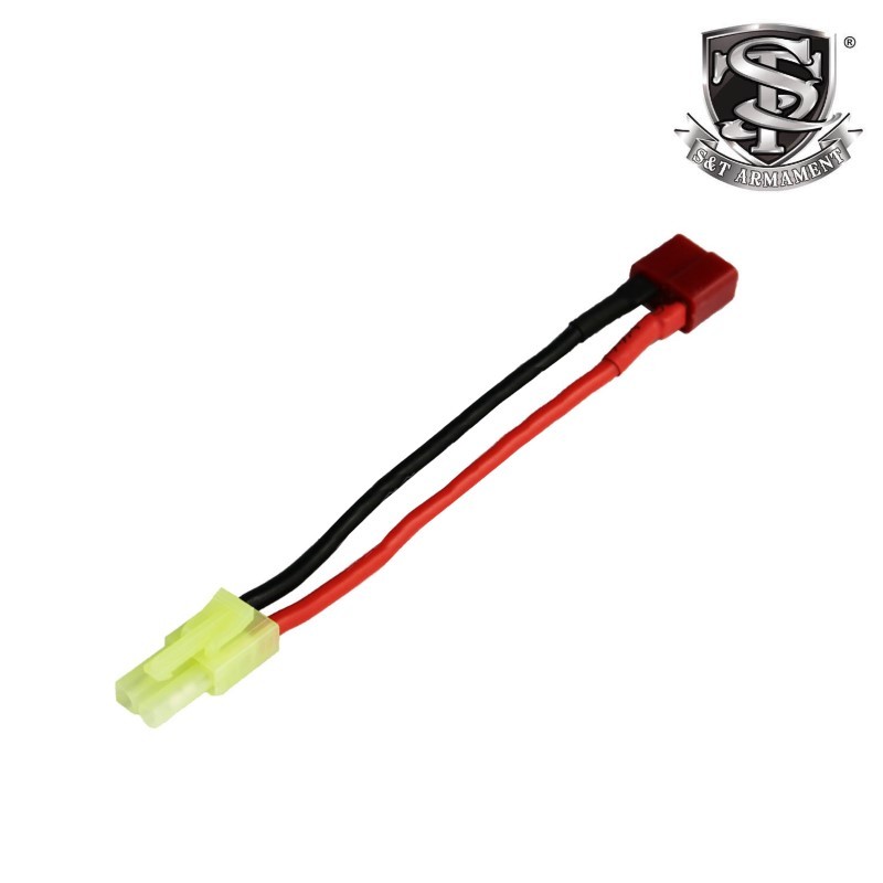 Adaptateur Connecteur RC : Mini-Tamiya Mâle Vers Femelle Deans (T Plug) - BackBay R/C