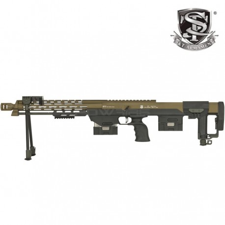 S&T DSR-1 Sniper gaz Rifle with hard case - DE - 