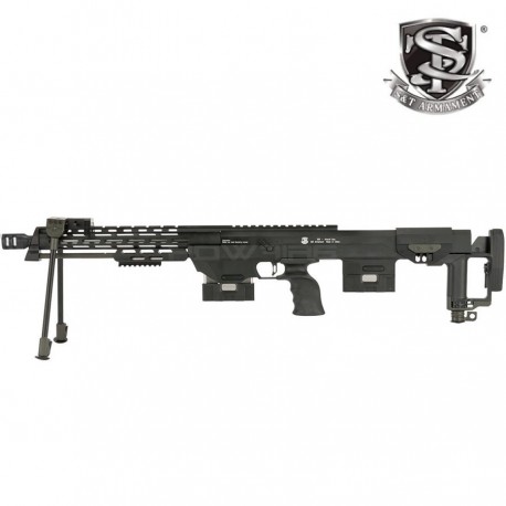 S&T DSR-1 Sniper gaz Rifle with hard case - Black - 