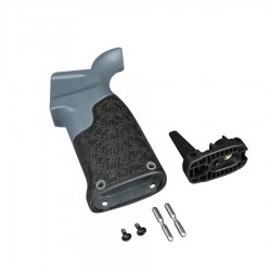 ICS pistol grip EMG Zeta 20 degrés vertical pour M4 AEG - Gris