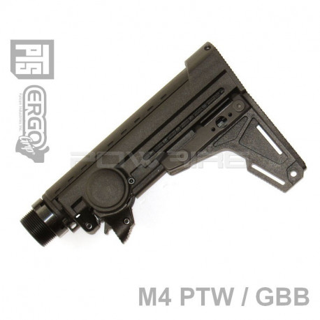 PTS Airsoft Ergo F93 Pro Stock (GBB/PTW) w/pad - Black - 