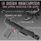 TTI CNC Scorpion 6 inch slide Kit with TDC Hop Up for AAP-01 - Black - 