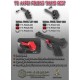 TTI Repose-pouce pliable droitier pour AAP-01 - Rouge - 