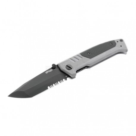 Walther couteau PDP TANTO cranté - Gris - 