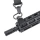 METAL 45 Offset QD Rotation Mount rail picatinny 20mm - Black - 