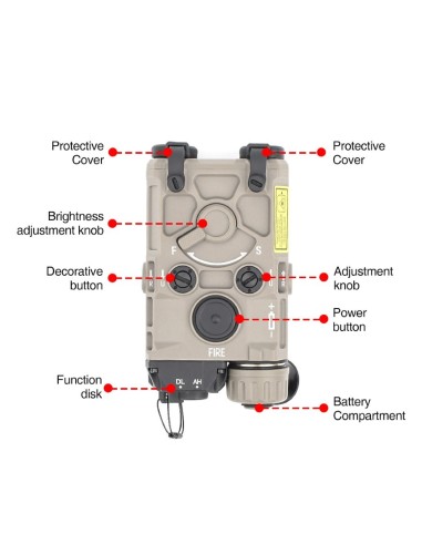 WADSN ET OGL lamp / Laser green & IR Laser - DE - 