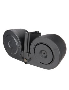 Battleaxe 3000rds Electric double drum magazine for M4/M16 - Black - 