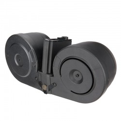 Battleaxe 3000rds Electric double drum magazine for M4/M16 - Black - 