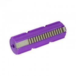 SHS piston 15 dents acier pour réplique airsoft AEG - Mauve