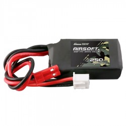 Gens ace 250mAh 7.4V 35C Lipo Battery - JST