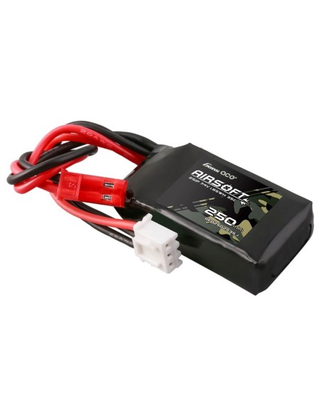 Gens ace 250mAh 7.4V 35C Lipo Battery - JST - 
