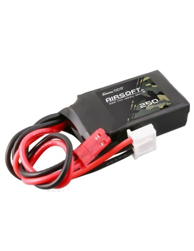 Gens ace 250mAh 7.4V 35C Lipo Battery - JST - 
