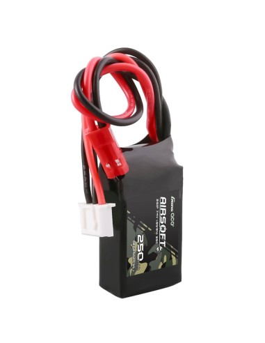 Gens ace 250mAh 7.4V 35C Lipo Battery - JST - 