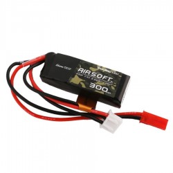 Gens ace 300mAh 7.4V 35C Lipo Battery - JST