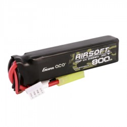 Gens ace 25C 800mAh 11.1V Lipo Battery - Mini tamiya - 