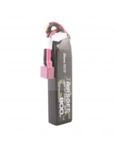 Gens ace 25C batterie lipo 800mAh 11.1V - T-plug -  2