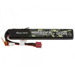 Gens ace 25C batterie lipo 1200mAh 7.4V - T-plug - 