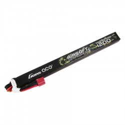 Gens ace 25C 1200mAh 11.1V long Lipo Battery - T-plug - 